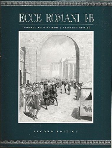 ECCE ROMANI TEACHERS LANGUAGE ACTIVITY BOOK I-B | 9780801312144 | LAWALL