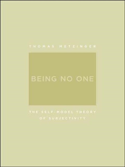 BEING NO ONE | 9780262633086 | METZINGER, T