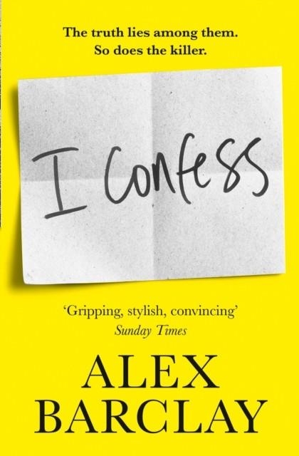 I CONFESS | 9780008272999 | ALEX BARCLAY