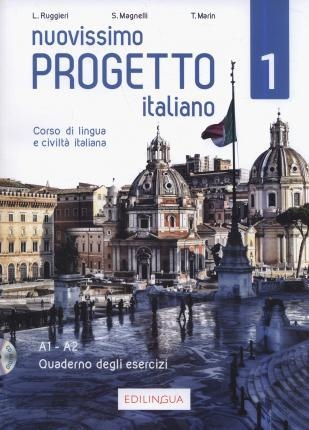 NUOVISSIMO PROGETTO ITALIANO 1  QUADERNO DEGLI ESERCIZI + CD | 9788899358525