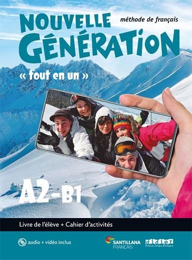 NOUVELLE GENERATION A2/B1 LIVRE/EX+CD+DV | 9788490494752