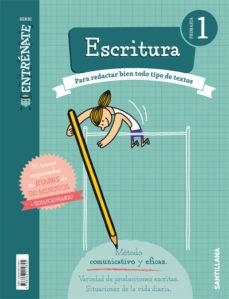 1PRI CUAD ESCRITURA ENTRENATE CAST ED18 | 9788468014845