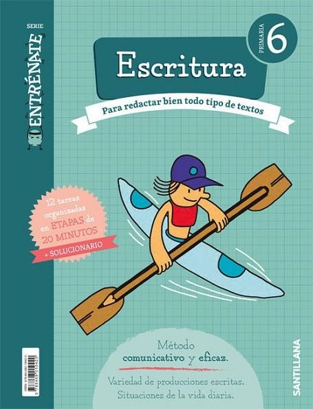 6PRI CUAD ESCRITURA ENTRENATE CAST ED18 | 9788468019420