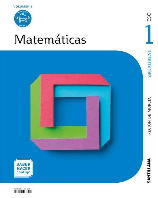 1ESO MATEMATICAS MLIGERA SHC ED20 | 9788468060392