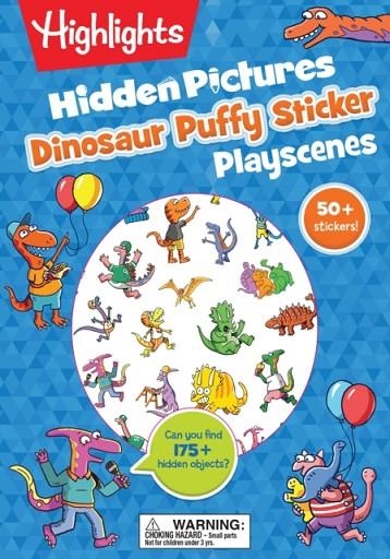 DINOSAUR PUFFY STICKER PLAYSCENES | 9781644721148 | VA