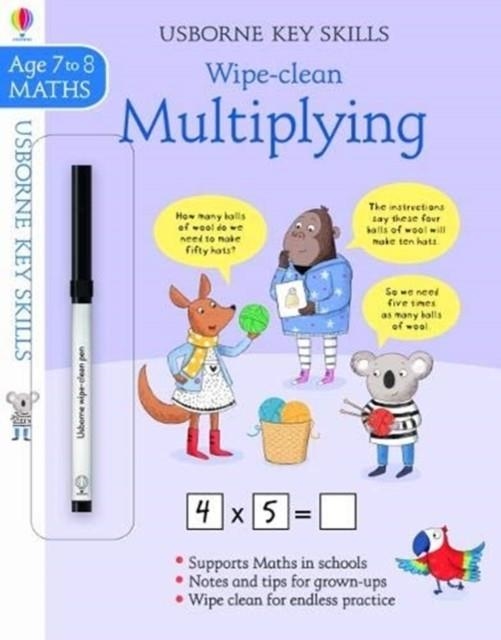 WIPE-CLEAN MULTIPLYING 7-8 | 9781474951135 | HOLLY BATHIE