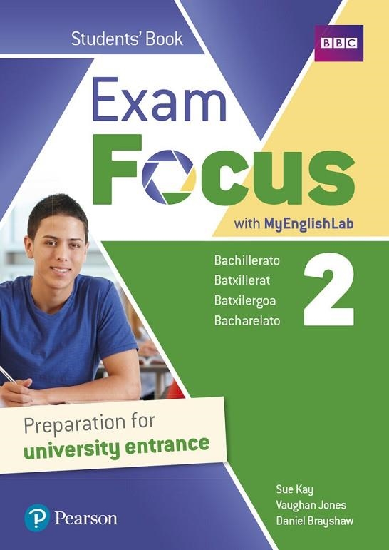 EXAM FOCUS 2 STUDENT'S BOOK PRINT & DIGITAL INTERACTIVESTUDENT'S BOOK - MYENGLISHLAB ACCESS CODE | 9788420573892