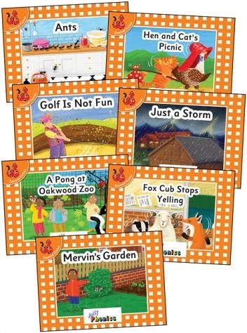 JOLLY PHONICS ORANGE LEVEL READERS COMPLETE SET: IN PRINT LETTERS (AMERICAN ENGLISH EDITION) | 9781844145898