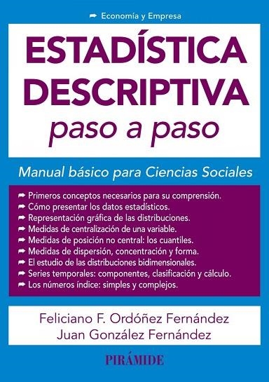 ESTADÍSTICA DESCRIPTIVA PASO A PASO | 9788436843781