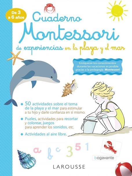 CUADERNO MONTESSORI DE EXPERIENCIAS EN LA PLAYA Y EL MAR | 9788418100338