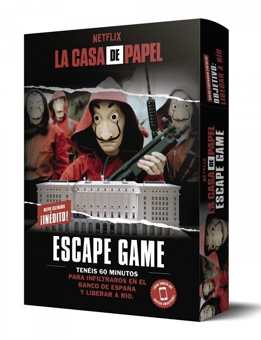 LA CASA DE PAPEL. ESCAPE GAME. OBJETIVO: LIBERAR A RÍO | 9788418100925