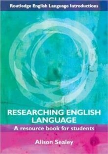 IMAGE FOR RESEARCHING ENGLISH LANGUAGE : A RESOURCE BOOK FOR STUDENTS | 9780415468985