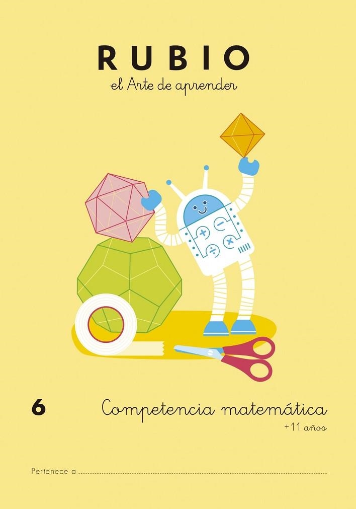 COMPETENCIA MATEMATICA 6 | 9788416744169 | RUBIO