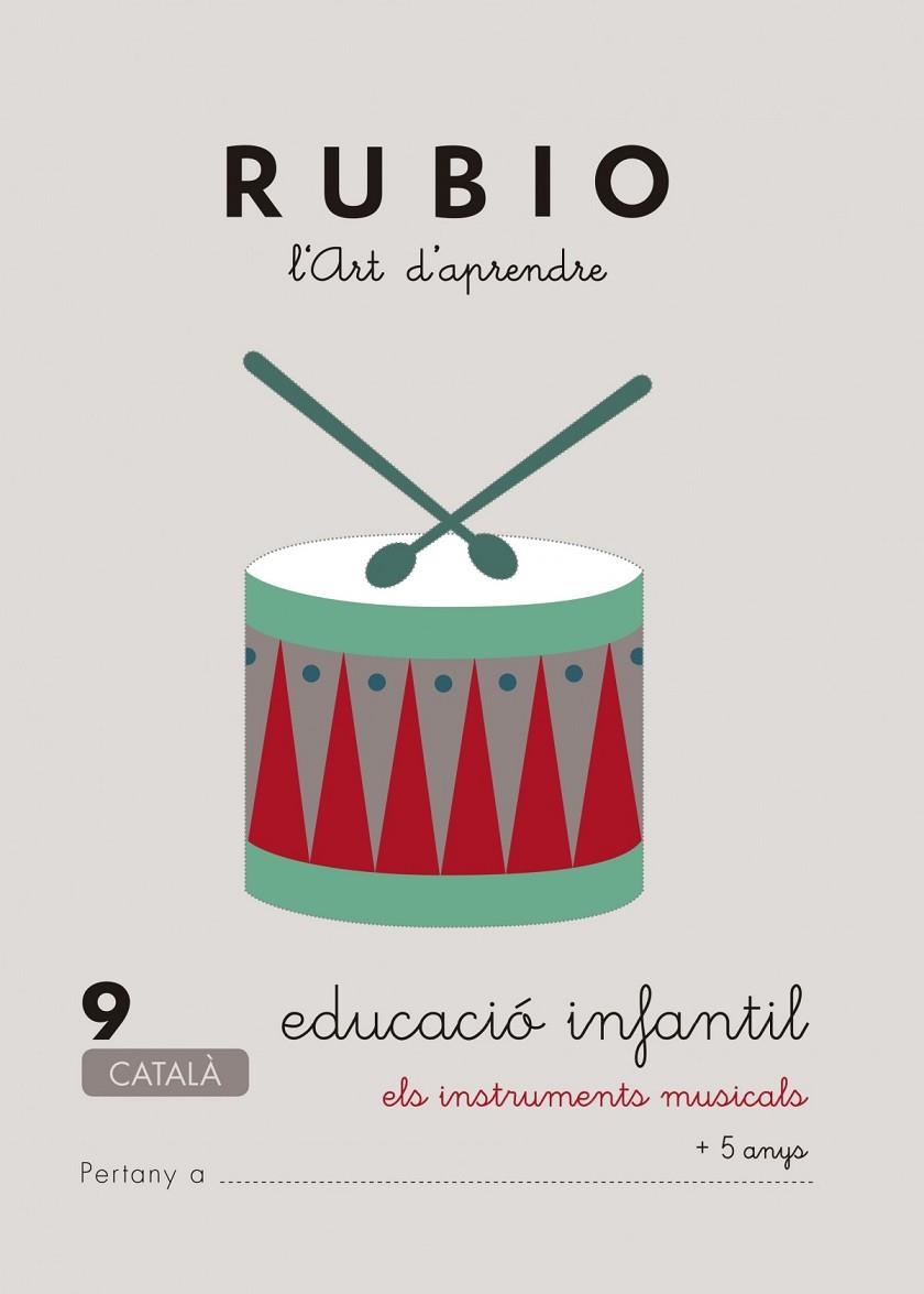 EDUCACIO INFANTIL 09 CATALAN | 9788489773745 | RUBIO