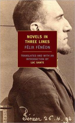 NOVELS IN THREE LINES | 9781590172308 | FELIX FENEON