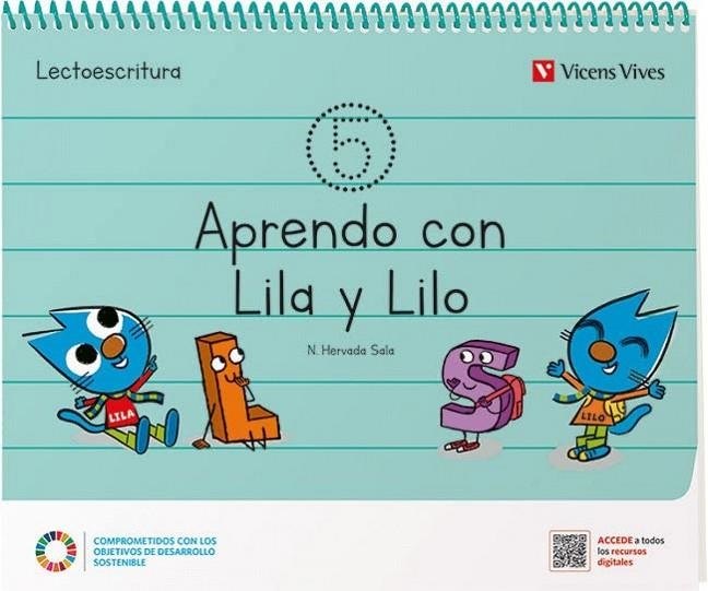 APRENDO CON LILA Y LILO CUADERNO 5 | 9788468282893