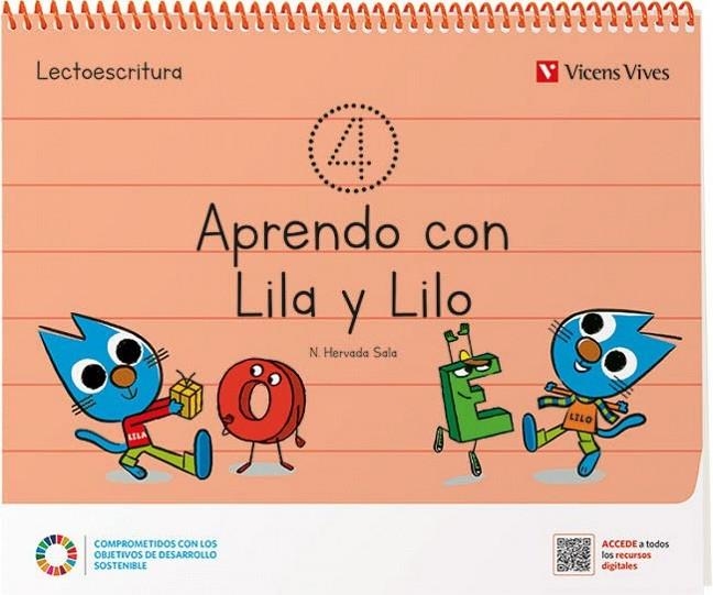 APRENDO CON LILA Y LILO CUADERNO 4 | 9788468282886