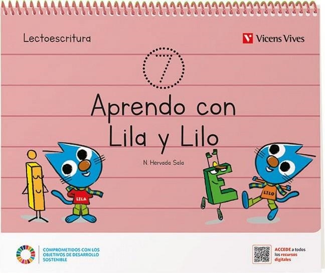 APRENDO CON LILA Y LILO CUADERNO 7 | 9788468282916