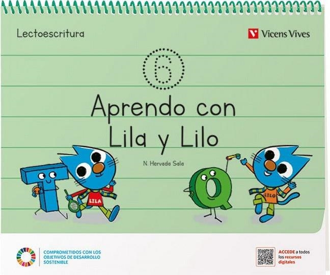 APRENDO CON LILA Y LILO CUADERNO 6 | 9788468282909