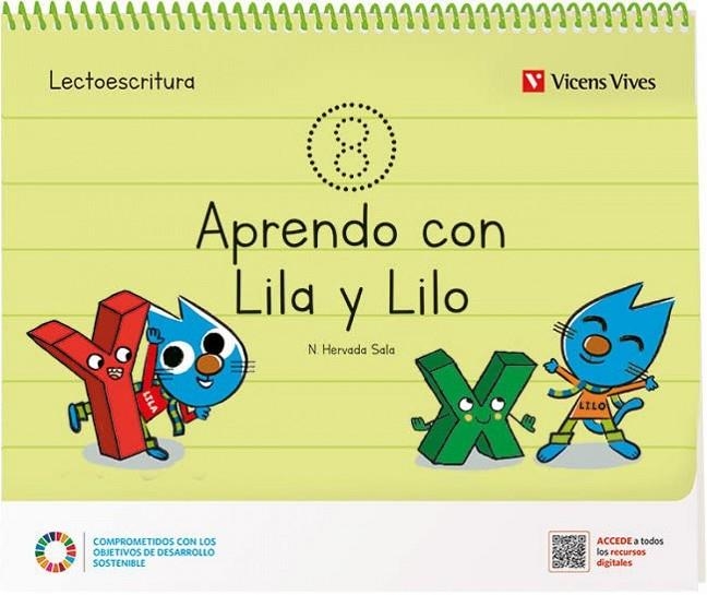 APRENDO CON LILA Y LILO CUADERNO 8 | 9788468282923