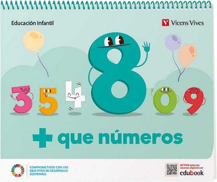 + QUE NUMEROS CUADERNO 8 | 9788468283012