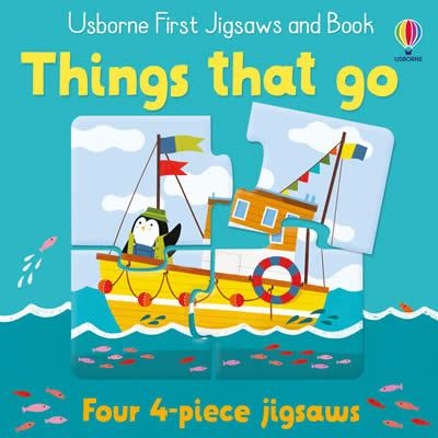 USBORNE FIRST JIGSAWS AND BOOK: THINGS THAT GO | 9781801313582 | MATTHEW OLDHAM