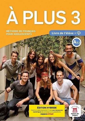 A PLUS 3 ED HYBRIDE LIVRE DE LELEVE | 9788419236814