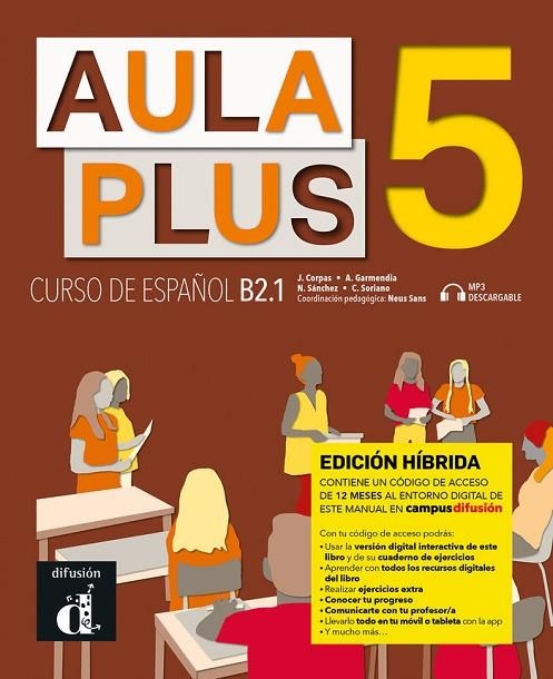 AULA PLUS 5 ED. HÍBRIDA L. DEL ALUMNO | 9788419236210