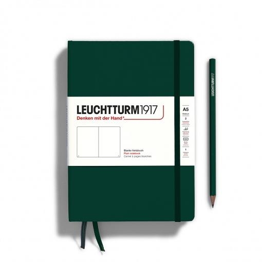 NOTEBOOK MEDIUM A5, TAPA DURA, LISA FOREST GREEN | 4004117625923