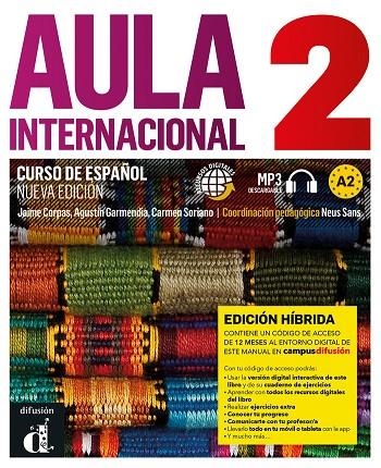 AULA INTERNACIONAL NE 2 ED HIBRIDA LIBRO DEL ALUMNO | 9788419236135