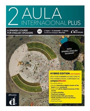 AULA INTERNACIONAL PLUS 2 HIBRIDA INGLES | 9788419236074