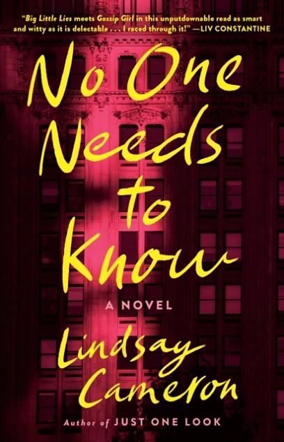 NO ONE NEEDS TO KNOW | 9780593159101 | LINDSAY CAMERON