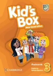 KID'S BOX NEW GENERATION LEVEL 3 FLASHCARDS ENGLISH FOR SPANISH SPEAKERS | 9788413224879