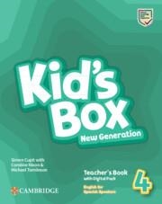 KID'S BOX NEW GENERATION LEVEL 4 TEACHER'S BOOK WITH DIGITAL PACK ENGLISH FOR SPANISH SPEAKERS | 9788413224992