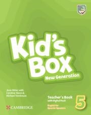 KID'S BOX NEW GENERATION LEVEL 5 TEACHER'S BOOK WITH DIGITAL PACK ENGLISH FOR SPANISH SPEAKERS | 9788413225234