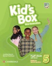 KID'S BOX NEW GENERATION LEVEL 5 PUPIL'S PACK ANDALUSIA EDITION ENGLISH FOR SPANISH SPEAKERS | 9788413225265