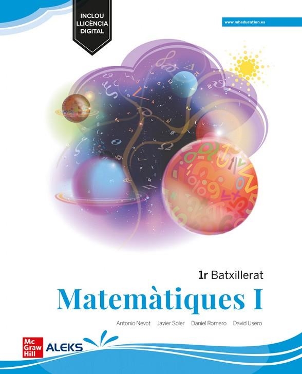 MATEMATIQUES 1 BACH MEDITERR NOVA CAT | 9788448634940