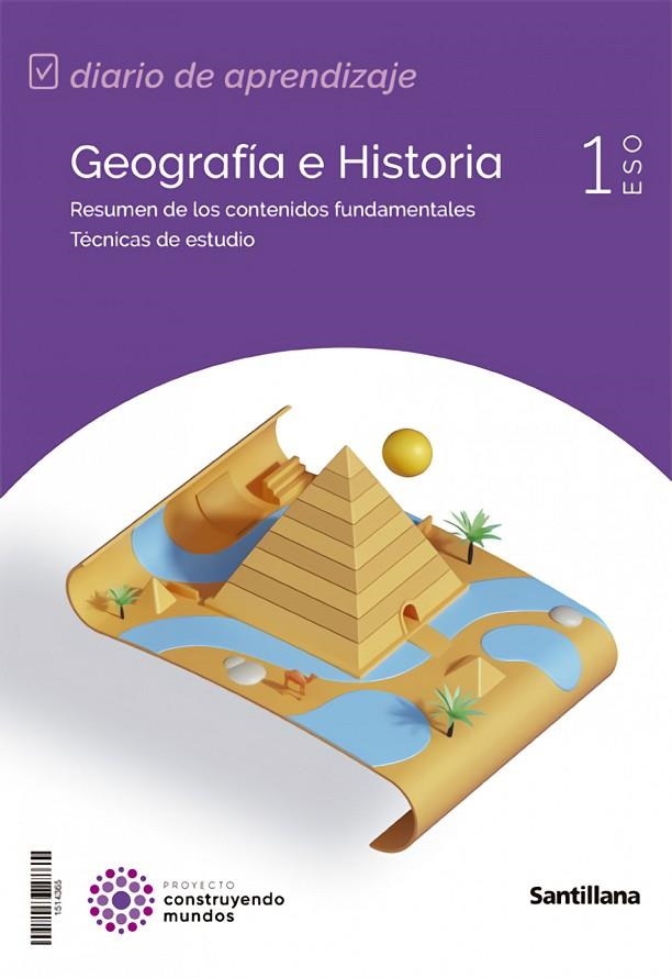 GEOGRAFIA E HISTORIA ARAGÓN 1 ESO CONSTRUYENDO MUNDOS | 9788468058665