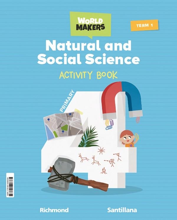 NATURAL & SOCIAL SCIENCE 4 PRIMARY ACTIVITY BOOK WORLD MAKERS | 9788414406335