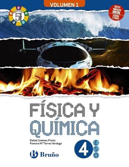 FÍSICA Y QUÍMICA 4 ESO 3 VOLÚMENES PROYECTO 5 ETAPAS | 9788469634080