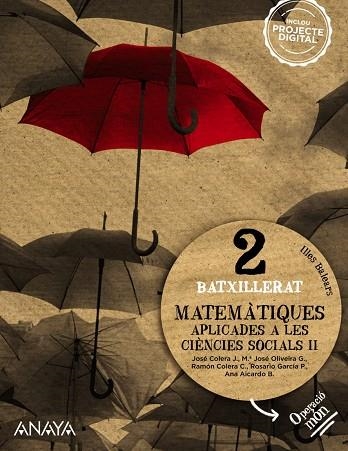 MATEMÀTIQUES APLICADES A LES CIÈNCIES SOCIALS II. | 9788414329672