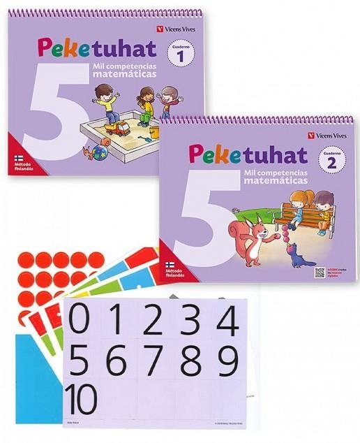 PEKETUHAT CUADERNO 1 Y 2+FICHAS MATE | 9788468290713