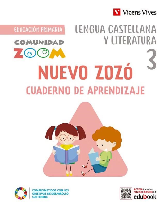 LENGUA 3PRIM ZOZO CUAD APREND ZOOM CAT | 9788468285511