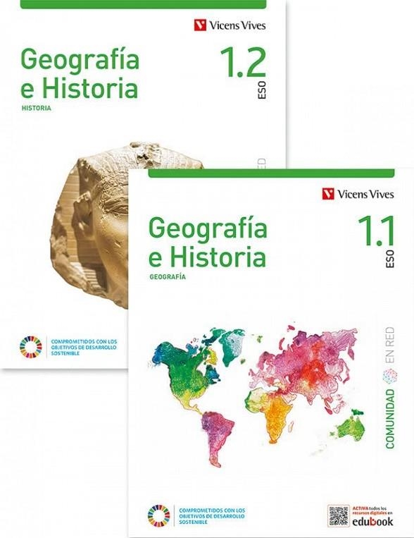 GEOGRAFIA HISTORIA 1ESO BIM COM RED | 9788468283876