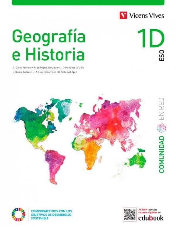 GEOGRAFIA HISTORIA 1ESO CUAD DIVER RED | 9788468287324