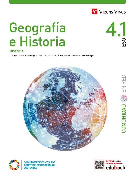 GEOGRAFIA HISTORIA 4ESO BIM HIST COM RED | 9788468293677