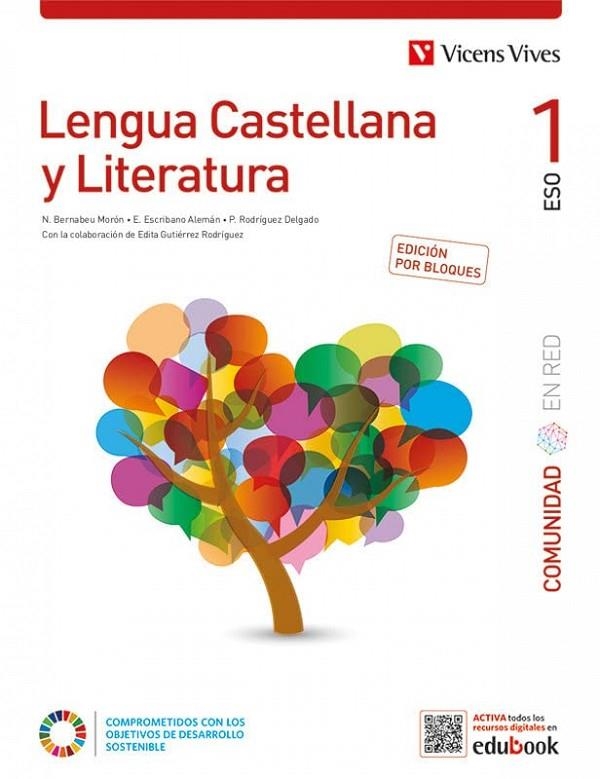 LENGUA CAST 1ESO BLOQUES COMUNIDAD RED | 9788468284491