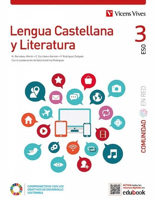 LENGUA CAST 3ESO COMBINADO COMUNIDAD RED | 9788468284880