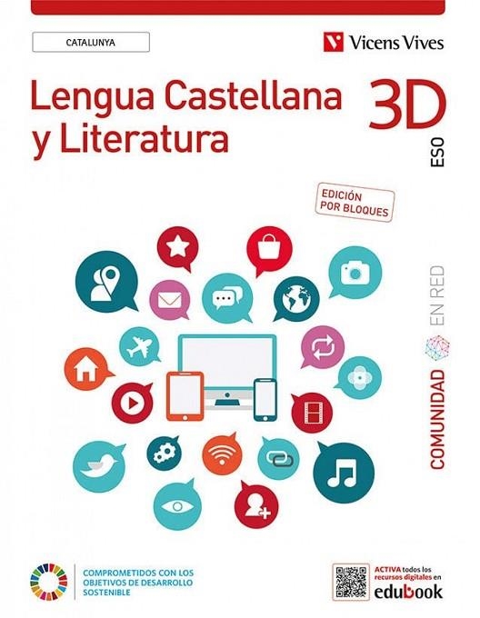 LENGUA CAST 3ESO CUAD COMUNIDAD RED CAT | 9788468288659