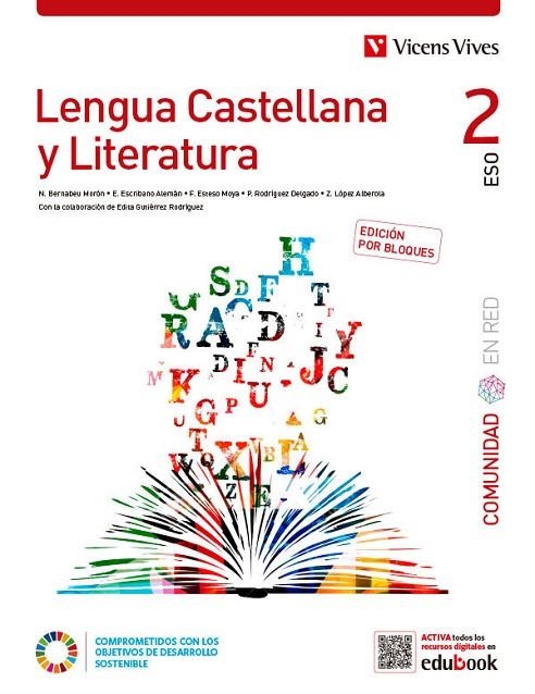 LENGUA CASTELLANA 2ESO BLOQ COM RED | 9788468293110